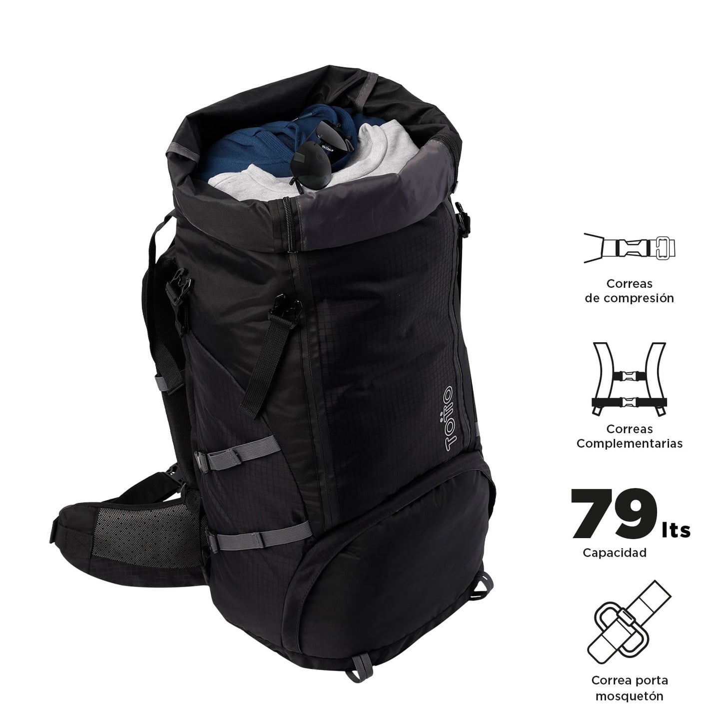 Morral De Viaje Summit 75 Lts